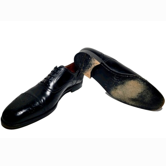 Gucci Men's Leather Cap Toe Oxfords - Picture 4 of 8